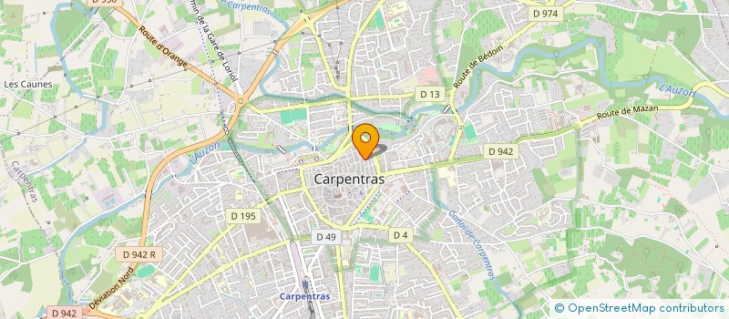 localisation de l'entreprise MONSIEUR RAYAN CHAIB EDDOUR  CARPENTRAS