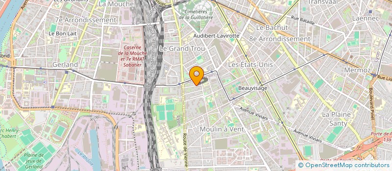 localisation de l'entreprise MONSIEUR RAYAN CHALA  VENISSIEUX