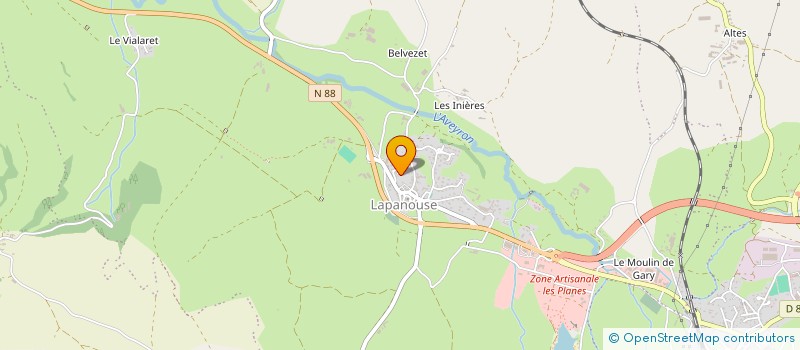 localisation de l'entreprise MONSIEUR RAYAN CHEOUR  SEVERAC D'AVEYRON