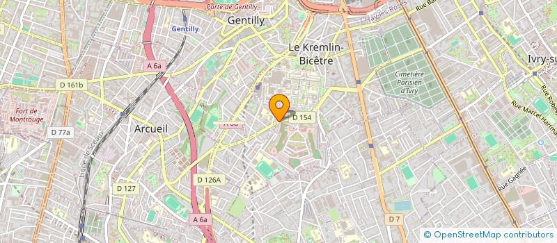 localisation de l'entreprise MONSIEUR RAYAN CHOUIA  LE KREMLIN-BICETRE