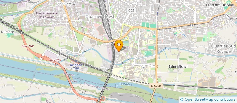 localisation de l'entreprise MONSIEUR RAYAN CONTRERAS  AVIGNON