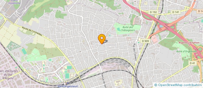 localisation de l'entreprise MONSIEUR RAYAN DELLYS  ARGENTEUIL