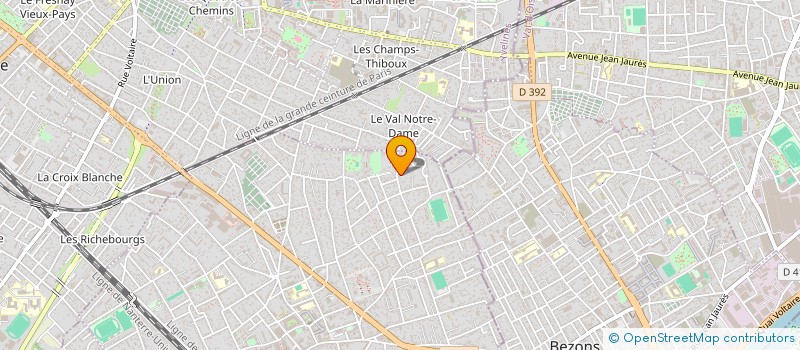 localisation de l'entreprise MONSIEUR RAYAN DJEMATENE  HOUILLES