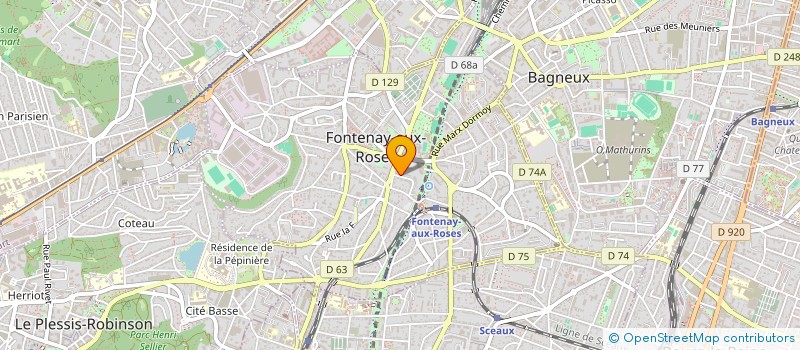 localisation de l'entreprise MONSIEUR RAYAN DJOUMOI à FONTENAY-AUX-ROSES