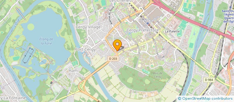 localisation de l'entreprise MONSIEUR RAYAN DRAOUI  CERGY