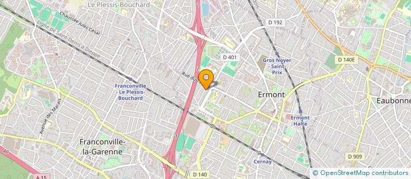 localisation de l'entreprise MONSIEUR RAYAN EL BOURI  SANNOIS