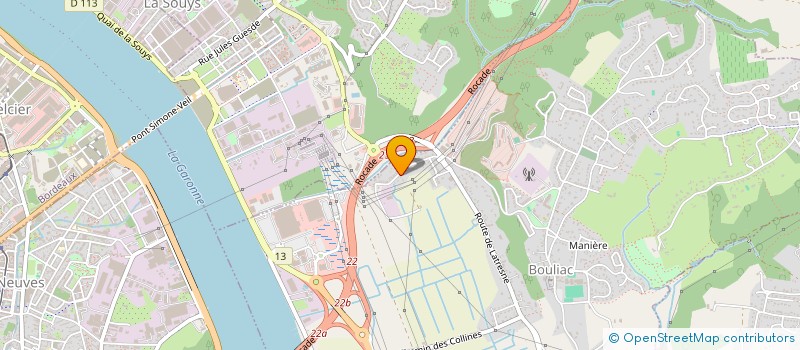 localisation de l'entreprise MONSIEUR RAYAN EL KHALDI  BOULIAC