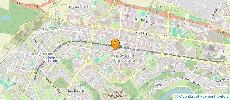 localisation de l'entreprise MONSIEUR RAYAN EL MAHI  CERGY