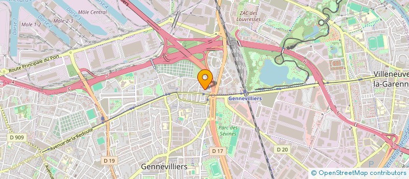 localisation de l'entreprise MONSIEUR RAYAN ESSIS  GENNEVILLIERS