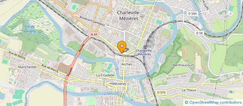 localisation de l'entreprise MONSIEUR RAYAN IDRI  CHARLEVILLE-MEZIERES