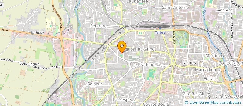 localisation de l'entreprise MONSIEUR RAYAN JELASSI  TARBES