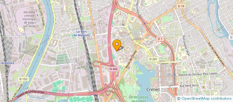 localisation de l'entreprise MONSIEUR RAYAN KARL EMMANUEL AMON  CRETEIL