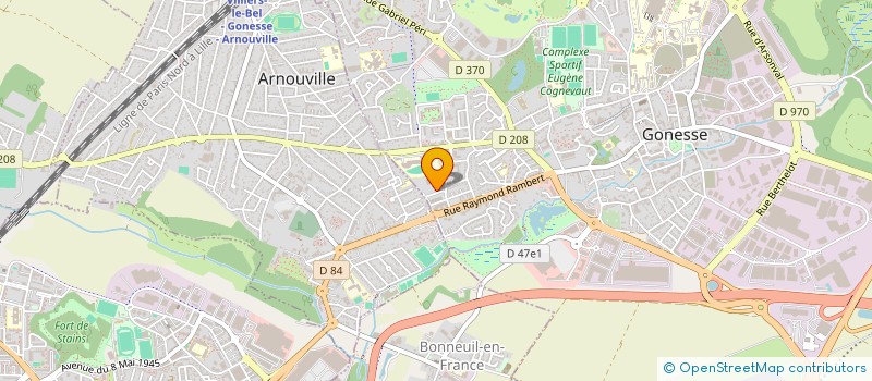 localisation de l'entreprise MONSIEUR RAYAN KENDEL à GONESSE