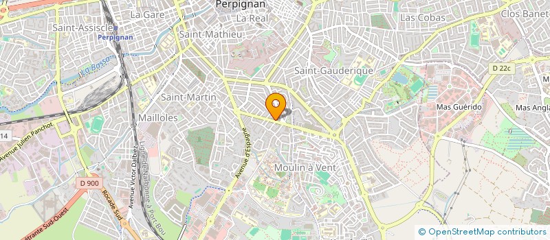 localisation de l'entreprise MONSIEUR RAYAN KERMAN  PERPIGNAN