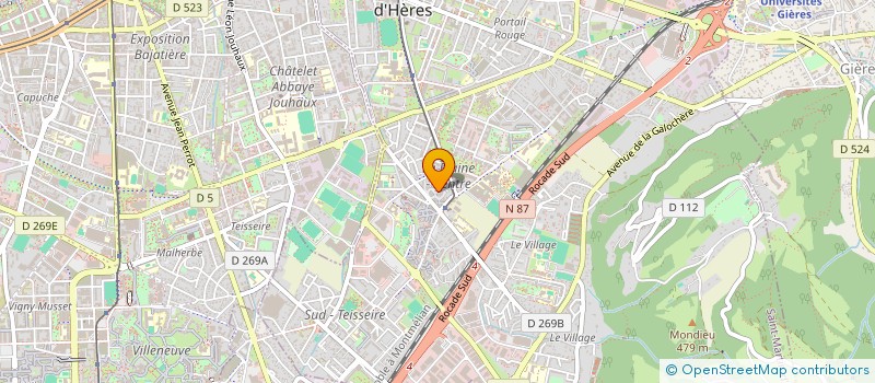 localisation de l'entreprise MONSIEUR RAYAN KERRECHE  SAINT-MARTIN-D'HERES