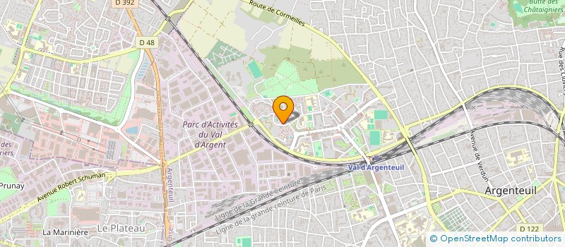 localisation de l'entreprise MONSIEUR RAYAN KHECHAM  ARGENTEUIL