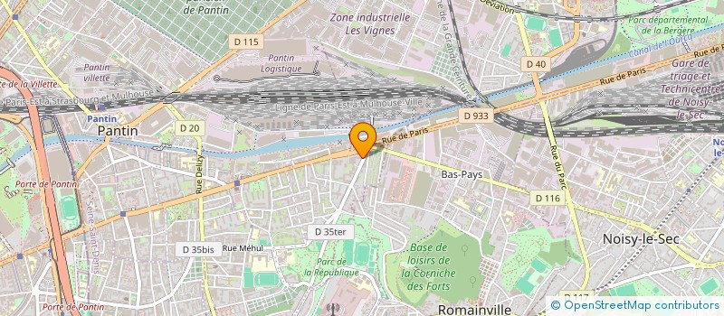 localisation de l'entreprise MONSIEUR RAYAN KHELIFI  PANTIN