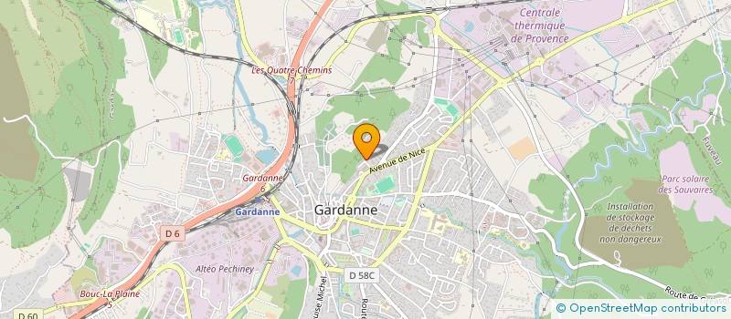 localisation de l'entreprise MONSIEUR RAYAN LAHMAR à GARDANNE