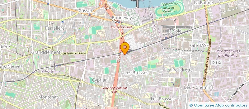 localisation de l'entreprise MONSIEUR RAYAN LARBI  VILLEURBANNE