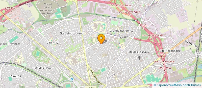 localisation de l'entreprise MONSIEUR RAYAN LATRACHE  LENS