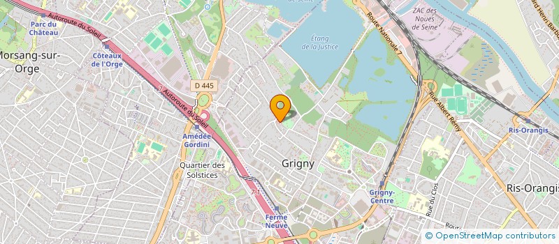 localisation de l'entreprise MONSIEUR RAYAN LHOURD  GRIGNY