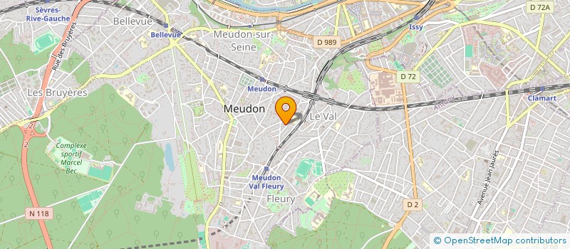 localisation de l'entreprise MONSIEUR RAYAN LICIR  MEUDON