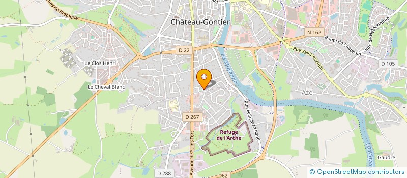 localisation de l'entreprise MONSIEUR RAYAN MAHMOUDI  CHATEAU-GONTIER-SUR-MAYENNE