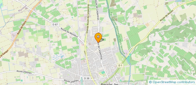 localisation de l'entreprise MONSIEUR RAYAN MAKHLOUFI  PERNES-LES-FONTAINES