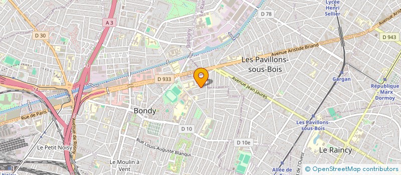 localisation de l'entreprise MONSIEUR RAYAN MAMMAR  BONDY