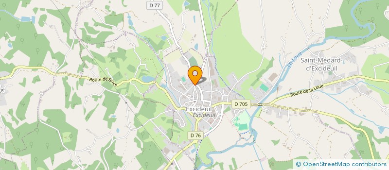 localisation de l'entreprise MONSIEUR RAYAN MARCHIVE  EXCIDEUIL