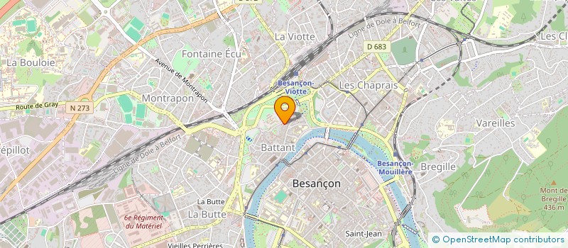 localisation de l'entreprise MONSIEUR RAYAN MARONESSI à BESANCON