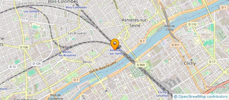 localisation de l'entreprise MONSIEUR RAYAN MEDELLEL à ASNIERES-SUR-SEINE