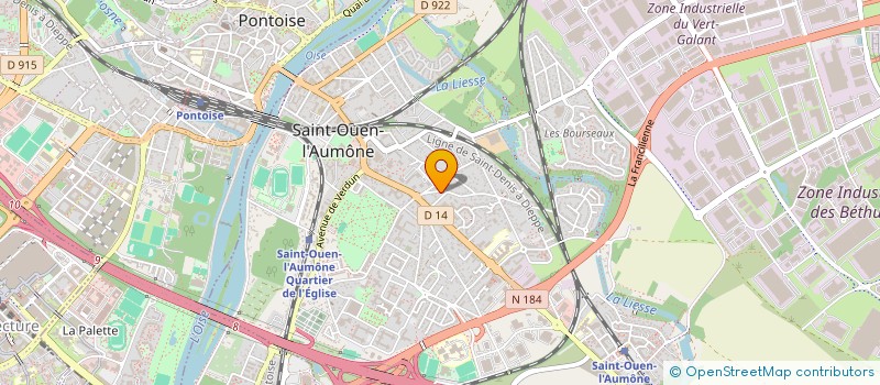 localisation de l'entreprise MONSIEUR RAYAN MEDNINI à SAINT-OUEN-L'AUMONE