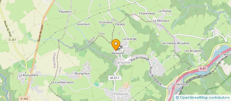 localisation de l'entreprise MONSIEUR RAYAN MEFTAH  DARGOIRE