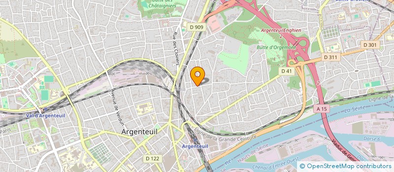 localisation de l'entreprise MONSIEUR RAYAN MENDES DA CUNHA  ARGENTEUIL