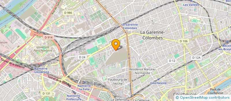 localisation de l'entreprise MONSIEUR RAYAN MENGUELTI  LA GARENNE-COLOMBES