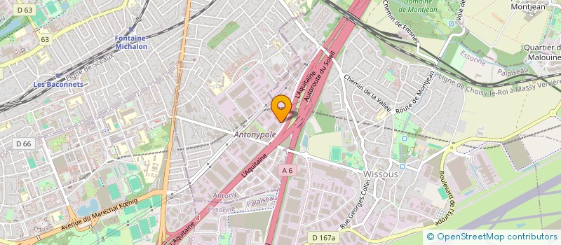 localisation de l'entreprise MONSIEUR RAYAN MEZOUAR à ANTONY