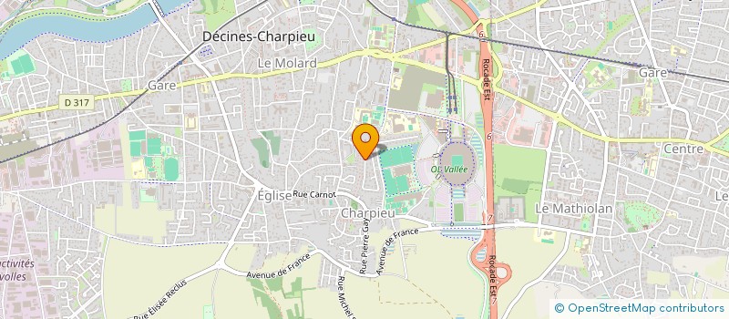 localisation de l'entreprise MONSIEUR RAYAN MOKRANI  DECINES-CHARPIEU