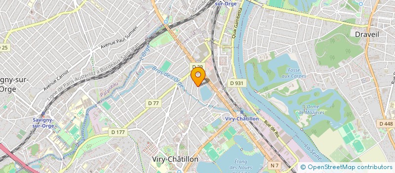 localisation de l'entreprise MONSIEUR RAYAN MOUSDIK à VIRY-CHATILLON
