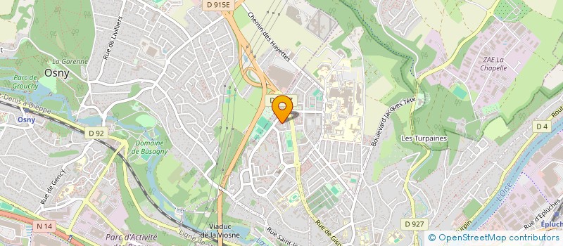 localisation de l'entreprise MONSIEUR RAYAN NABLI  PONTOISE