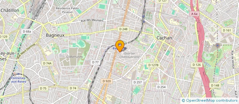 localisation de l'entreprise MONSIEUR RAYAN NASSAR à CACHAN