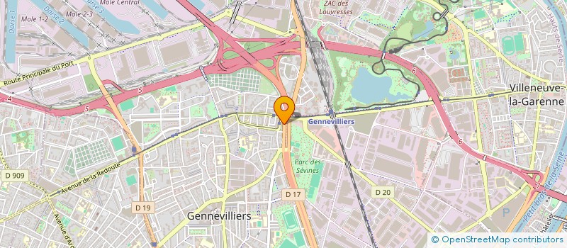 localisation de l'entreprise MONSIEUR RAYAN NEMMA à GENNEVILLIERS