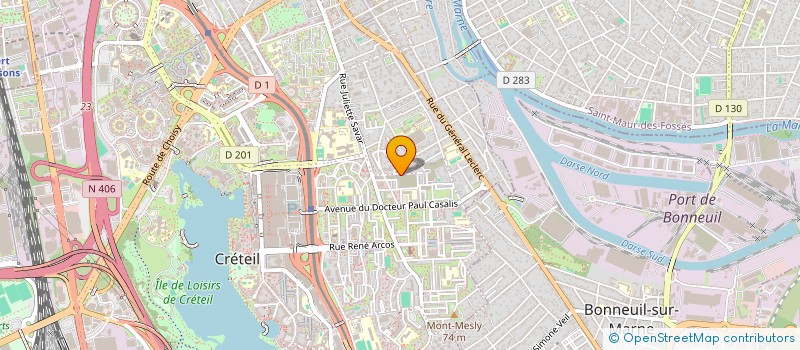 localisation de l'entreprise MONSIEUR RAYAN OMRANE  CRETEIL