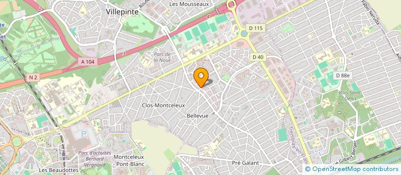 localisation de l'entreprise MONSIEUR RAYAN OUADHEN à VILLEPINTE