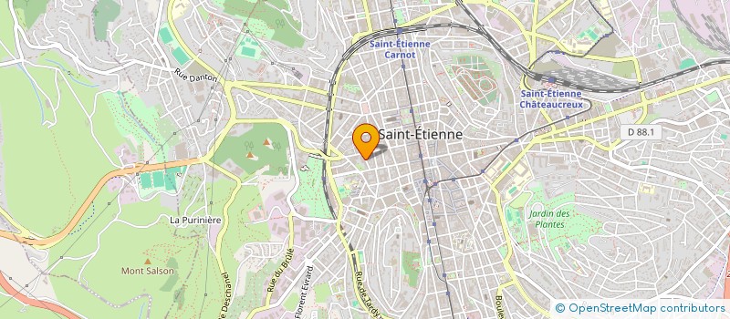 localisation de l'entreprise MONSIEUR RAYAN OUHABI  SAINT-ETIENNE