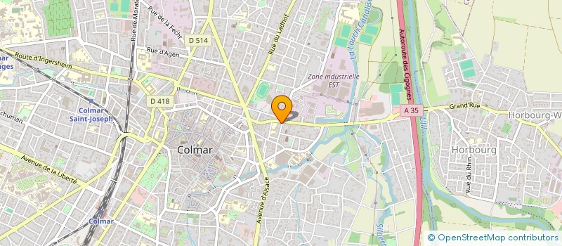 localisation de l'entreprise MONSIEUR RAYAN OUISSI  COLMAR