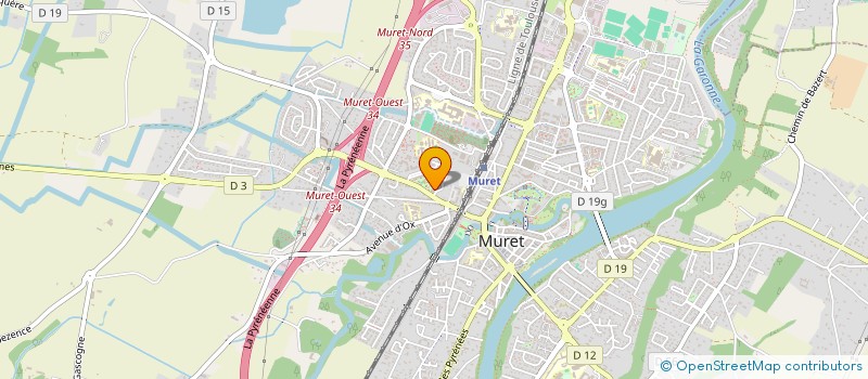 localisation de l'entreprise MONSIEUR RAYAN OUZZINE  MURET