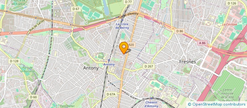 localisation de l'entreprise MONSIEUR RAYAN POPAT à ANTONY