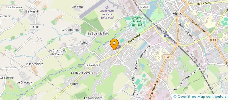 localisation de l'entreprise MONSIEUR RAYAN POULAIN à FLERS