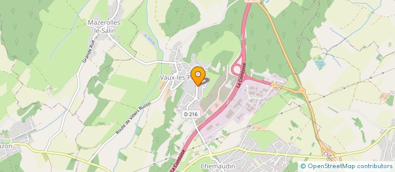 localisation de l'entreprise MONSIEUR RAYAN REHAL  CHEMAUDIN ET VAUX